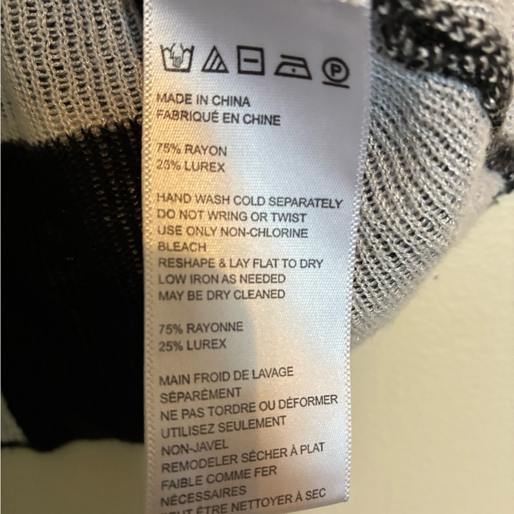 Urban Outfitters “Talia” Black & White Checkered Knit Button-front Tank EUC S - Picture 7 of 7